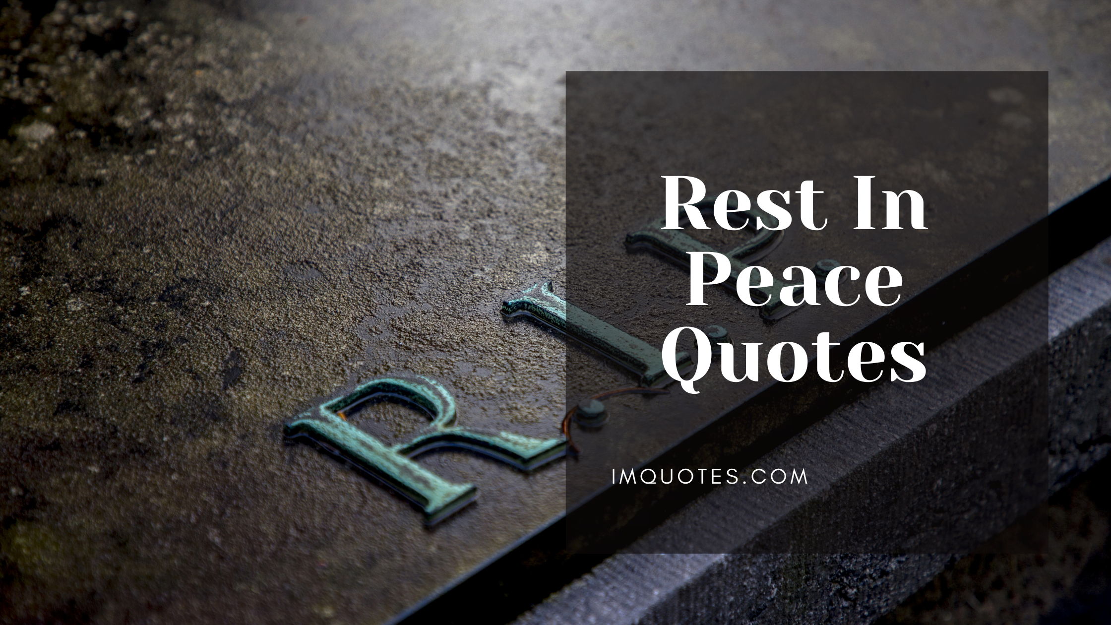 Rest In Peace Quotes 1