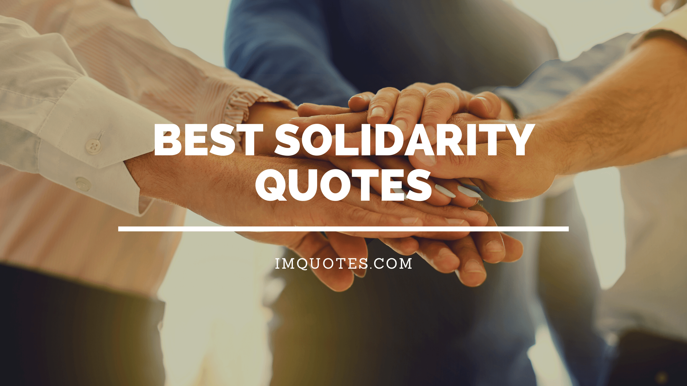 Best Solidarity Quotes