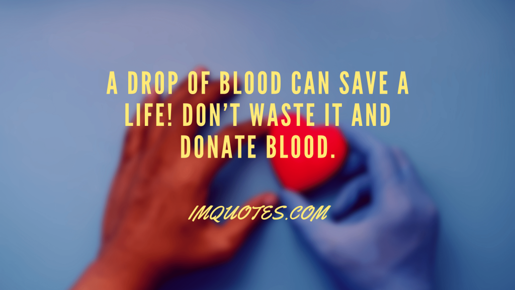 Motivational Quotes on World Blood Donor Day