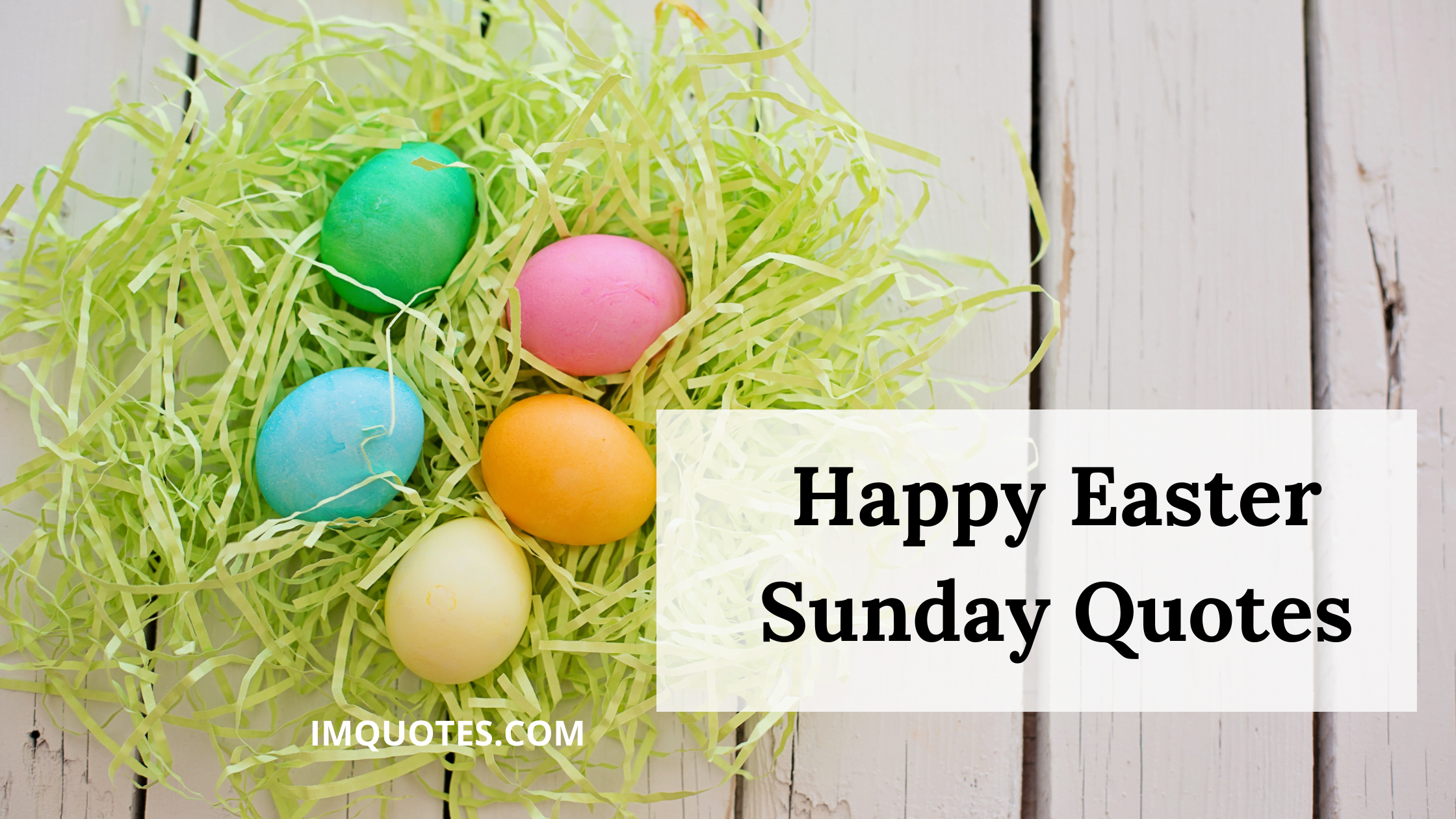 Happy Easter Sunday Quotes