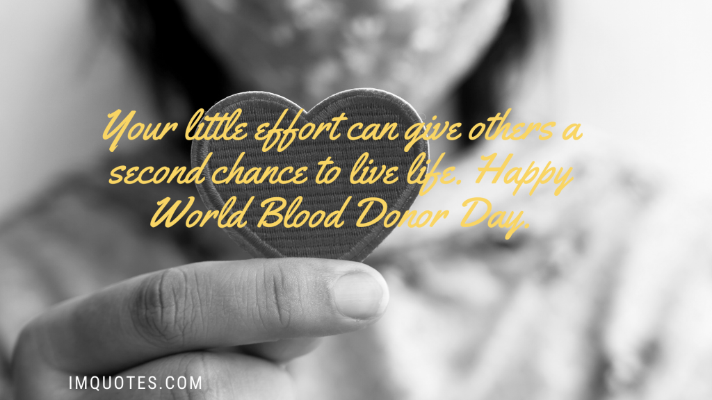 Wonderful Wishes For World Blood Donor Day