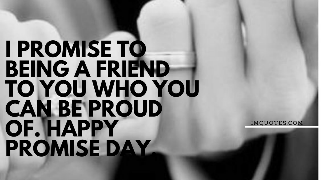 For Best Friend Promise Day Quotes