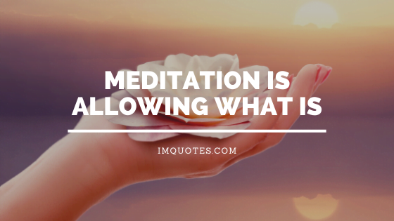 Short Meditation Quotes