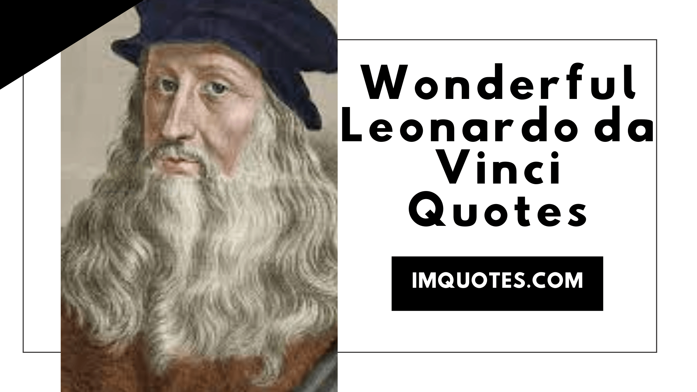 Wonderful Leonardo da Vinci Quotes