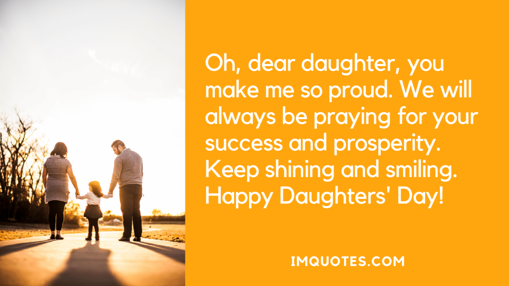 Amazing Happy Daughters Day Status