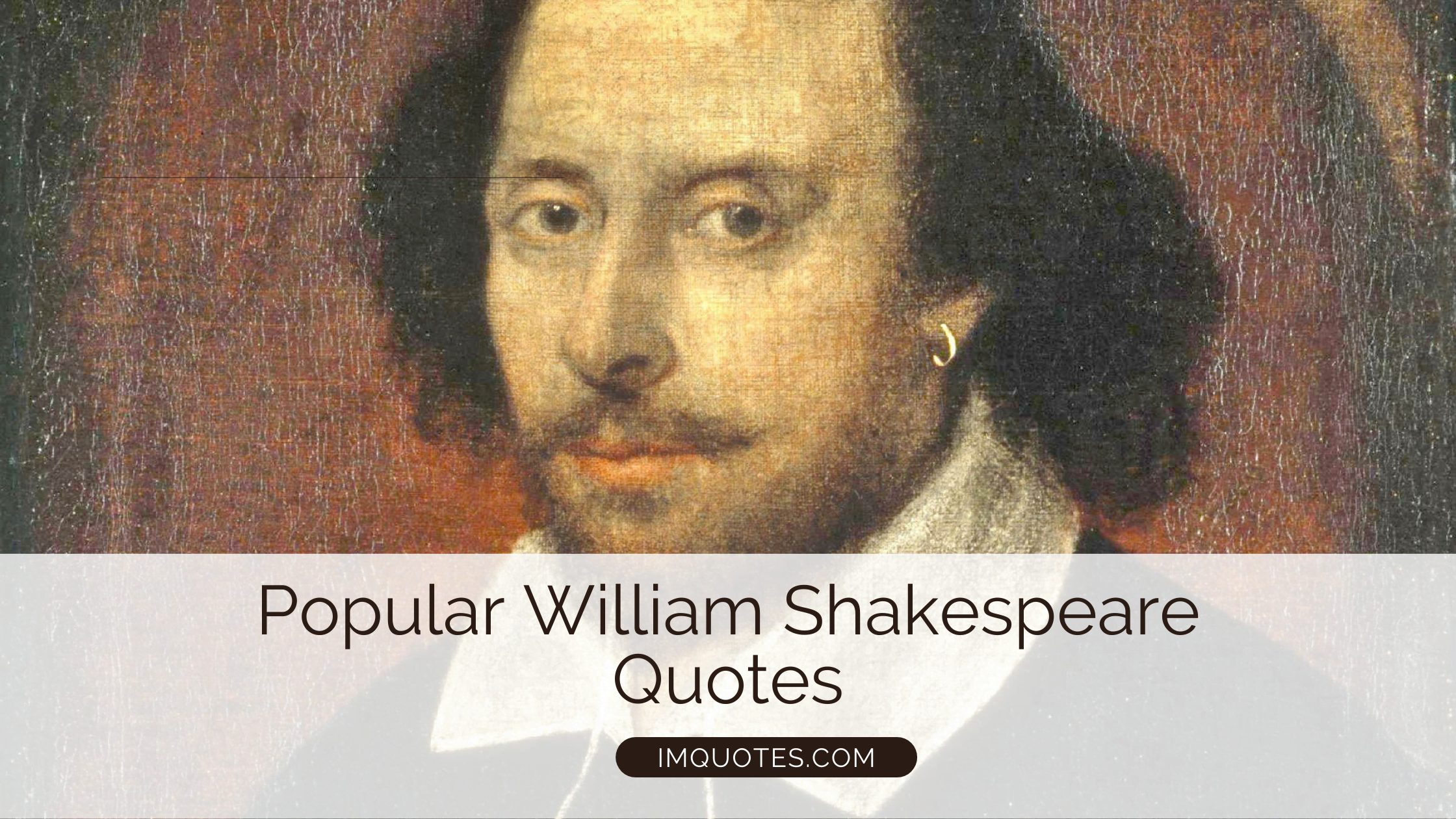 Popular William Shakespeare Quotes