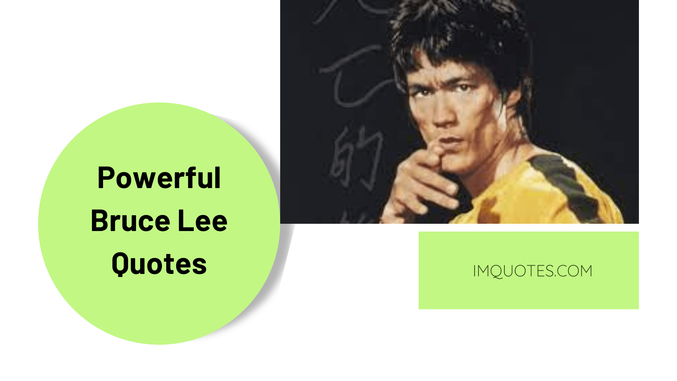 Powerful Bruce Lee Quotes